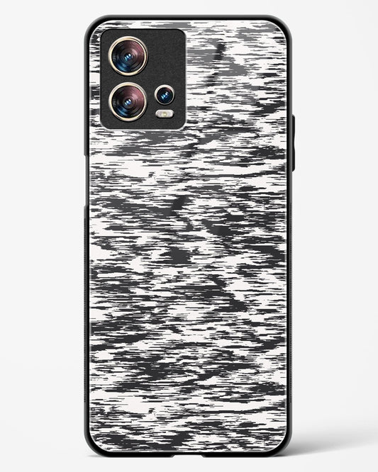 Black-and-White-Glitch-Motorola-Edge-30-Fusion-Glass-Case