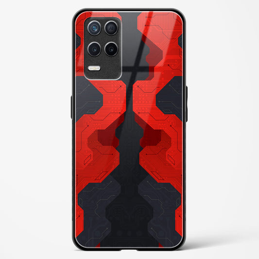 Crimson Fury - Realme Narzo 30 5G Glass Gripper Case