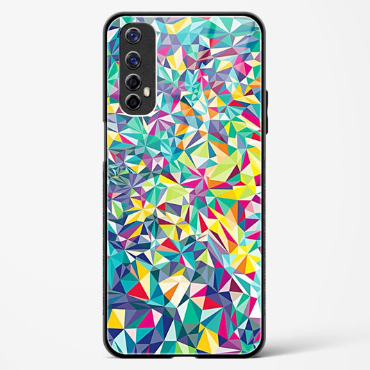 colorful geometric abstract - Realme Narzo 20 Pro Glass Gripper Case