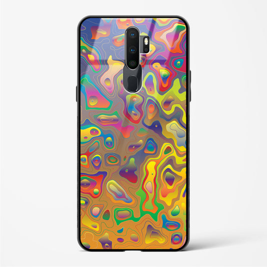 Contour Map - Oppo A5 2020 Glass Gripper Case