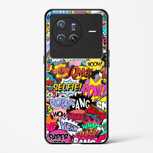 comic madness - Vivo X80 5G Glass Gripper Case