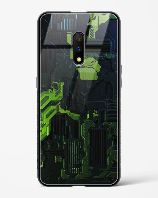 Shadowed Jade - Realme X Glass Gripper Case