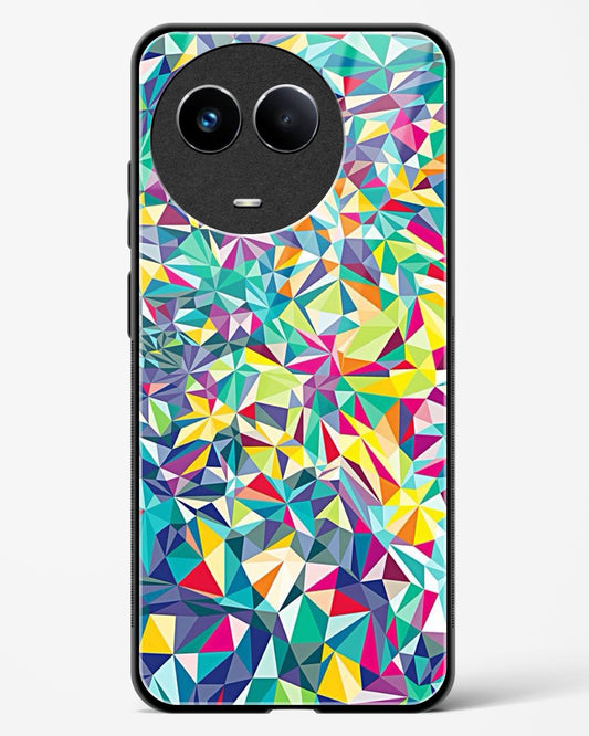 colorful geometric abstract - Realme 11 5G Glass Gripper Case