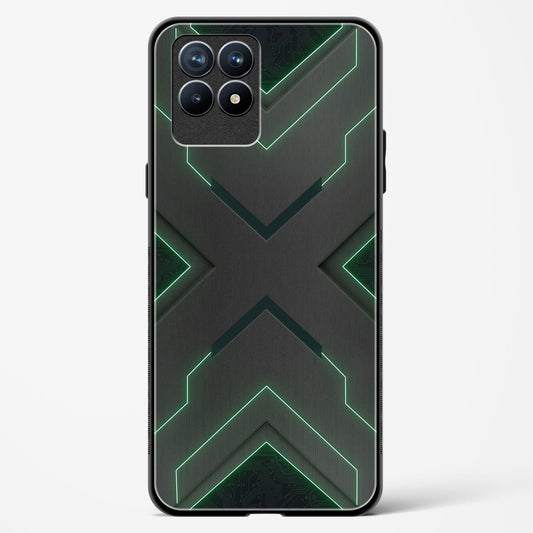 Green Horizon - Realme 8i Glass Gripper Case