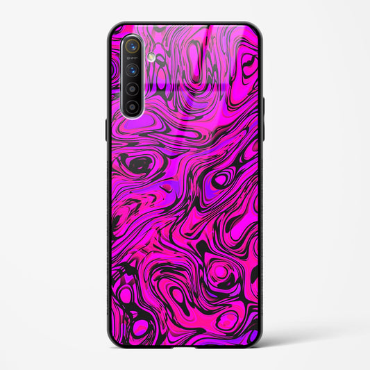 Colourful Liquid Vector - Oppo K5 Glass Gripper Case