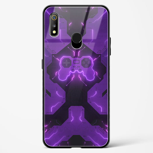 Violet Vortex - Realme 3 Glass Gripper Case