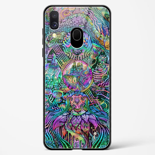 Trippy Galaxy  - Samsung Galaxy A40 Glass Gripper Case