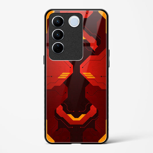 Flame Fusion - Vivo V27 Glass Gripper Case