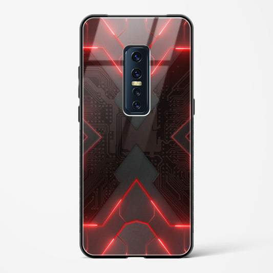 Red Horizon - Vivo V17 Pro Glass Gripper Case