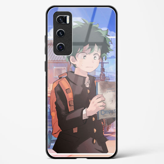 Giggling Courage - Vivo V20 SE Glass Gripper Case