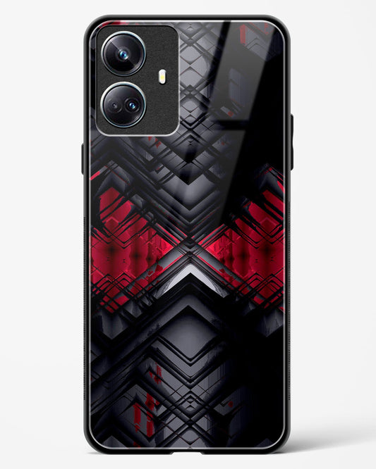 Red Eclipse - Realme 10 Pro Plus 5G Glass Gripper Case