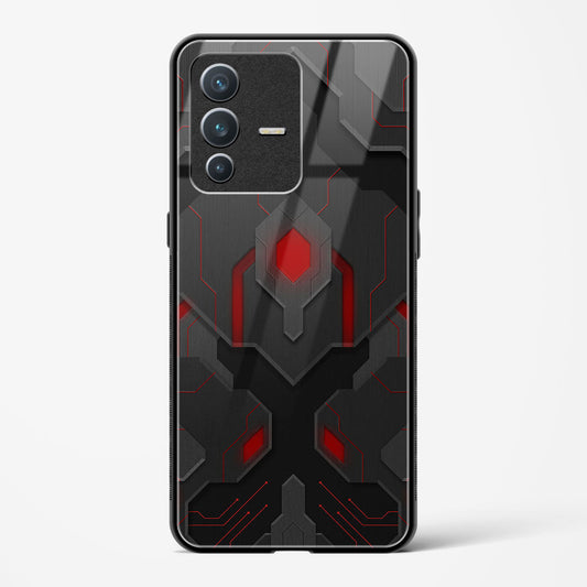 Obsidian Inferno - Vivo V23 Glass Gripper Case