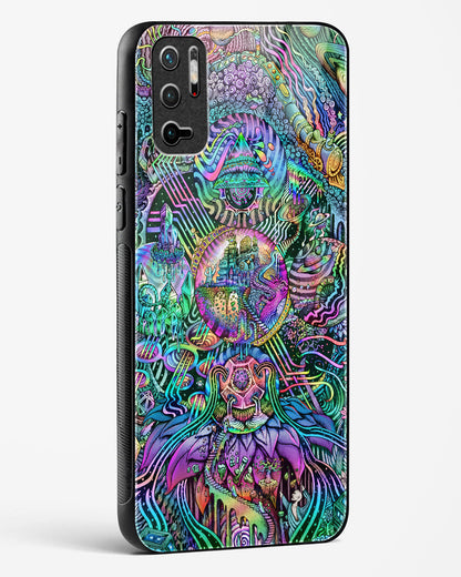 Trippy Galaxy - POCO M3 Pro Glass Gripper Case