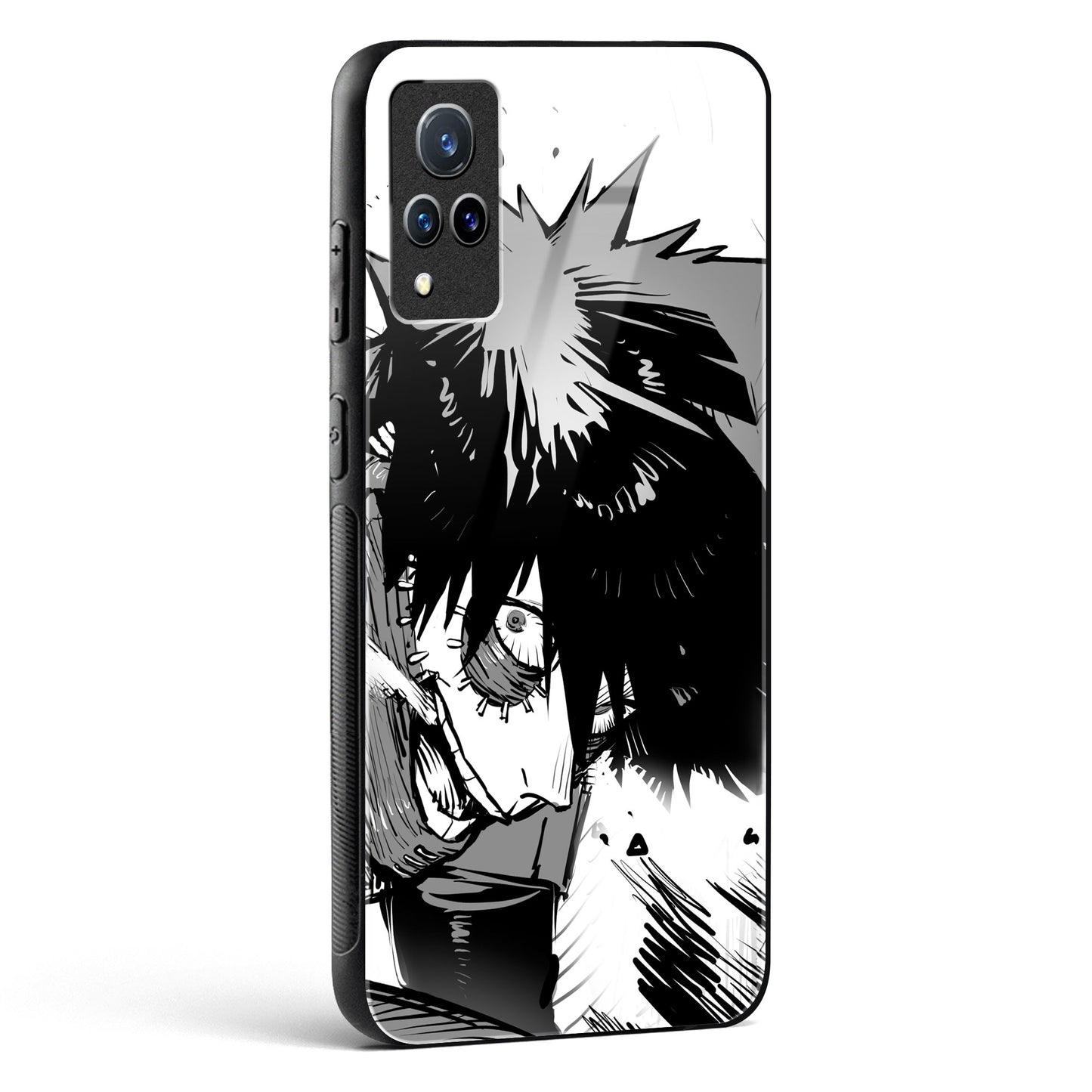 Ashen Intruder - Vivo V21 Glass Gripper Case