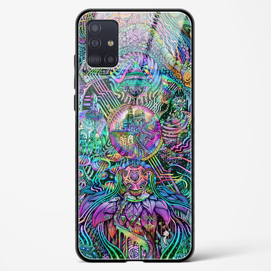 Trippy Galaxy  - Samsung Galaxy A51 Glass Gripper Case