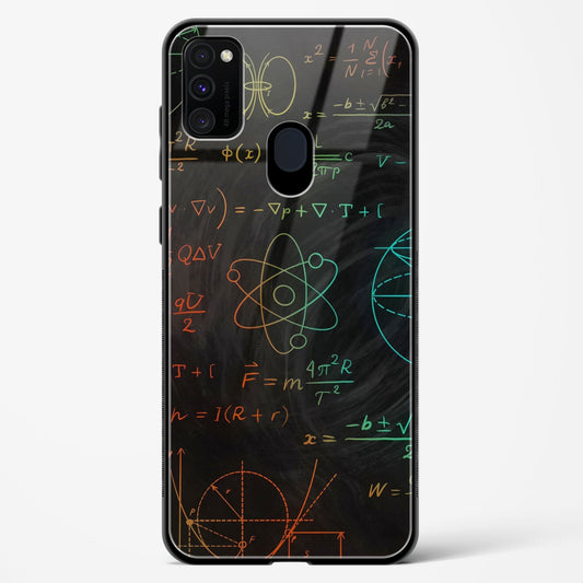 Physics Inky Black - Samsung Galaxy M30S Glass Gripper Case