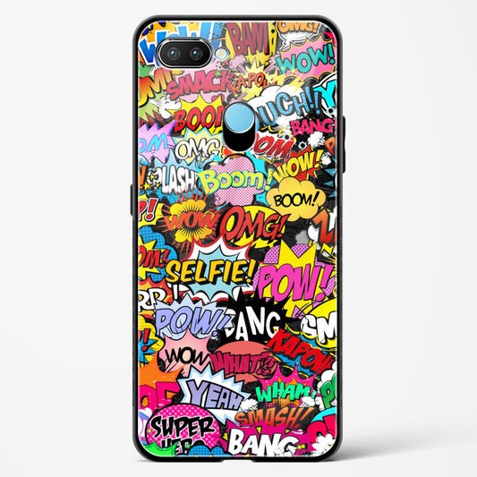 comic madness - Realme 2 Glass Gripper Case