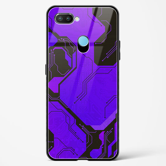 Purple Pulse - Realme 2 Glass Gripper Case