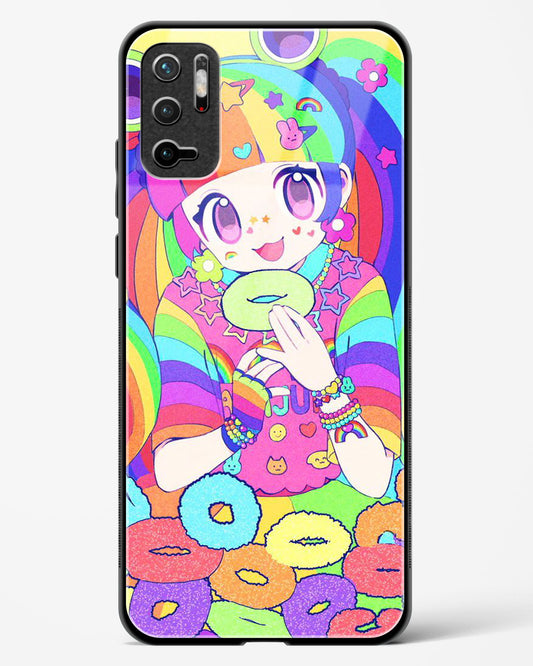 Kawaii Girl Art - Redmi Note 10T 5G Glass Gripper Case