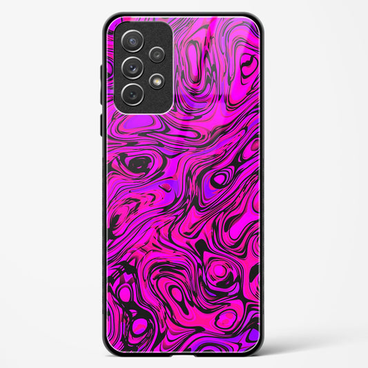 Colourful Liquid Vector - Samsung Galaxy A72 Glass Gripper Case