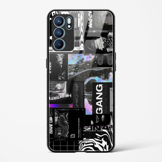 anxiety being - Oppo Reno 6 Pro 5G Glass Gripper Case