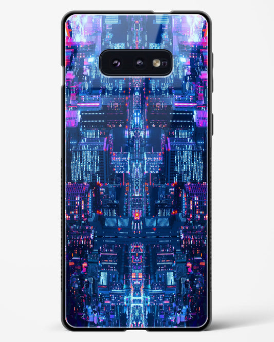 City Glitch - Samsung Galaxy S10e Glass Gripper Case