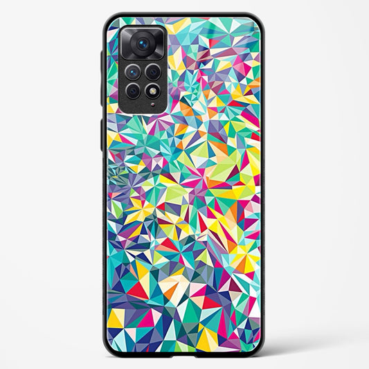 colorful geometric abstract - Redmi Note 11S Glass Gripper Case