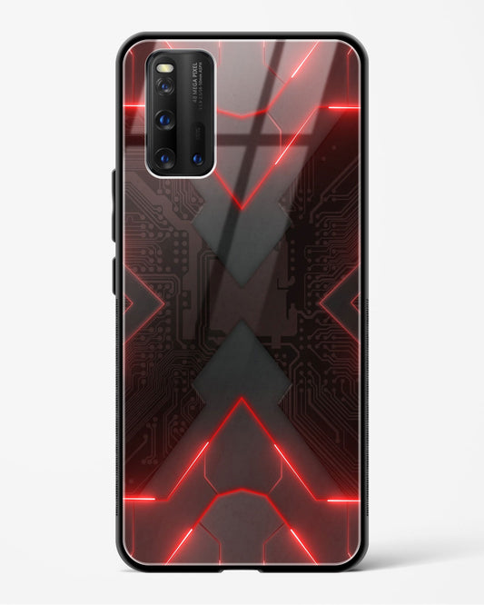 Red Horizon - Vivo iQOO3 Glass Gripper Case