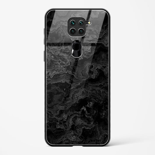 Charcoal Veil - Redmi Note 9 Glass Gripper Case