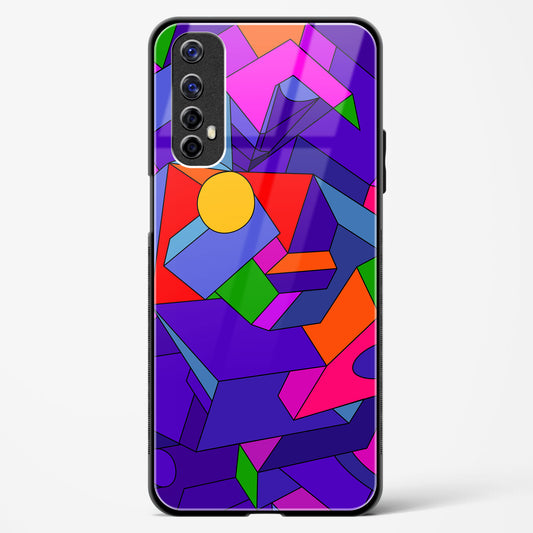 Geometric Chroma  - Realme Narzo 20 Pro Glass Gripper Case