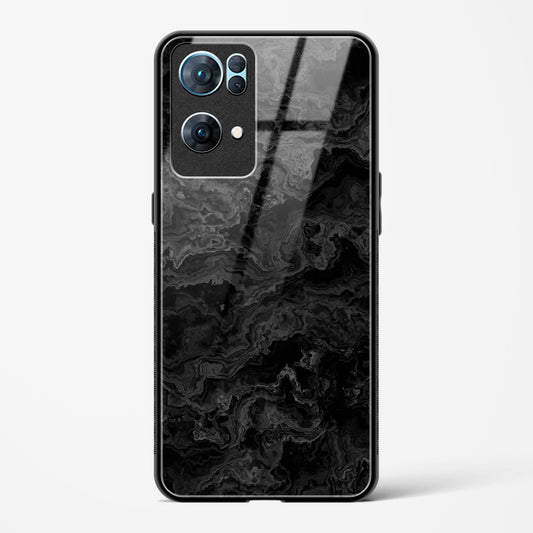 Charcoal Veil - Oppo Reno 7 Pro 5G Glass Gripper Case