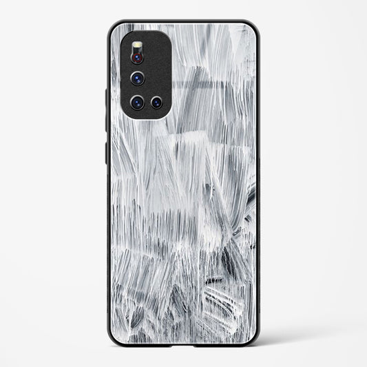 white paint - Vivo V19 Glass Gripper Case