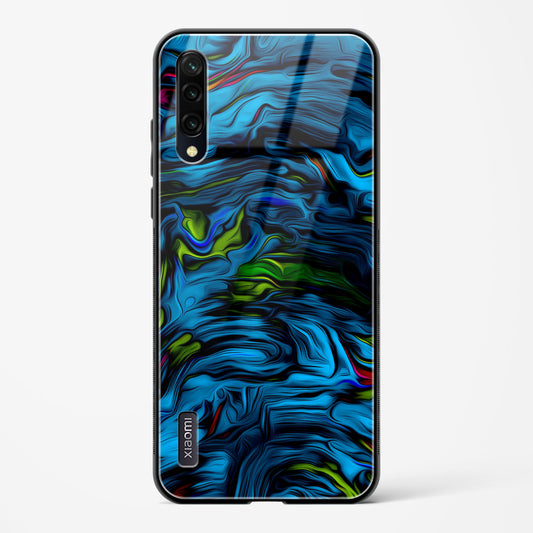 Aquatic Blue - Mi A3 Glass Gripper Case