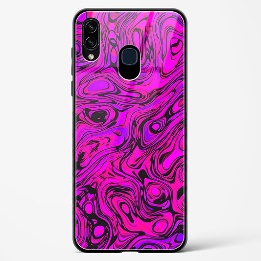 Colourful Liquid Vector - Samsung Galaxy A10S Glass Gripper Case