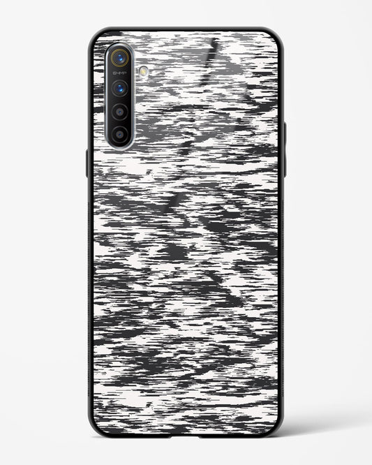 Black and White Glitch - Realme XT Glass Gripper Case