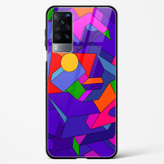 Geometric Chroma  - Vivo X60 Glass Gripper Case