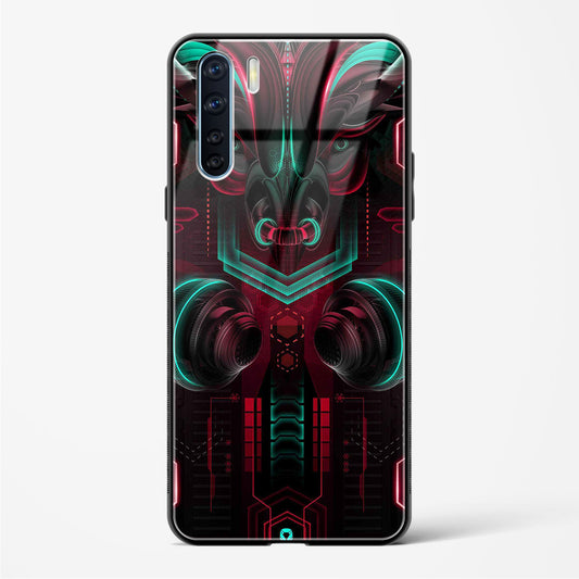 cyber bull - Oppo A91 Glass Gripper Case