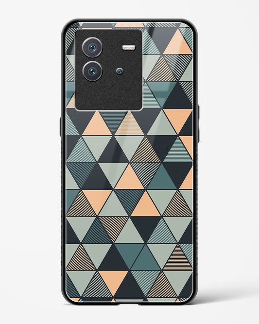 Triangle Mosaic - Vivo iQOO Neo 6 5G Glass Gripper Case