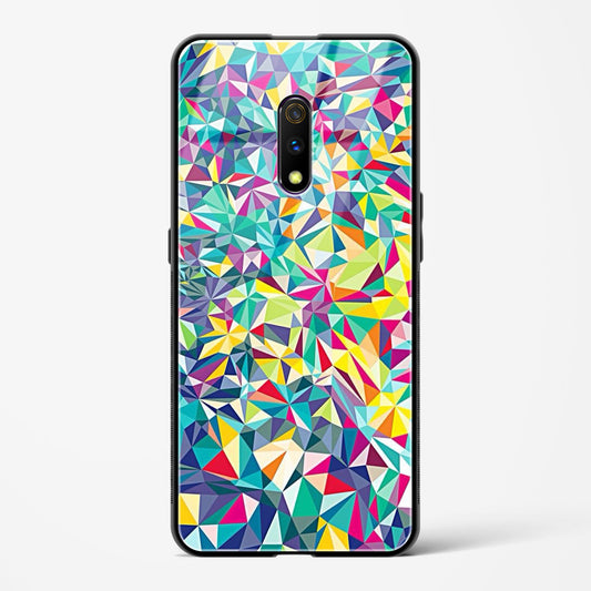 colorful geometric abstract - Oppo K3 Glass Gripper Case