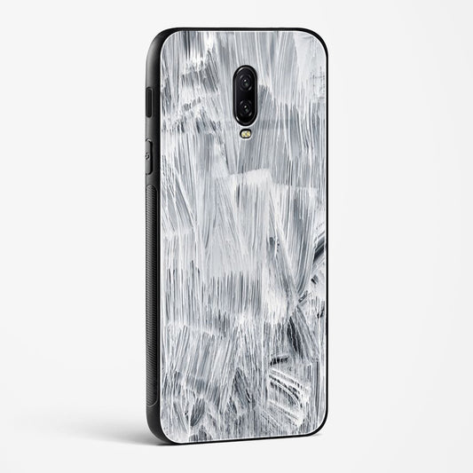 white paint OnePlus OnePlus 6T Glass Gripper Case