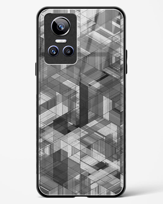 Black Diamond Grid - Realme GT Neo 3 Glass Gripper Case