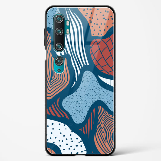 Doodle Waves - Mi 10 Glass Gripper Case