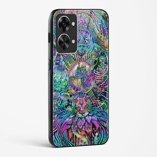 Trippy Galaxy OnePlus OnePlus Nord 2T 5G Glass Gripper Case