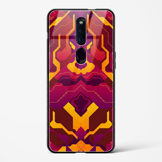 Pink Fusion - Oppo F11 Pro Glass Gripper Case