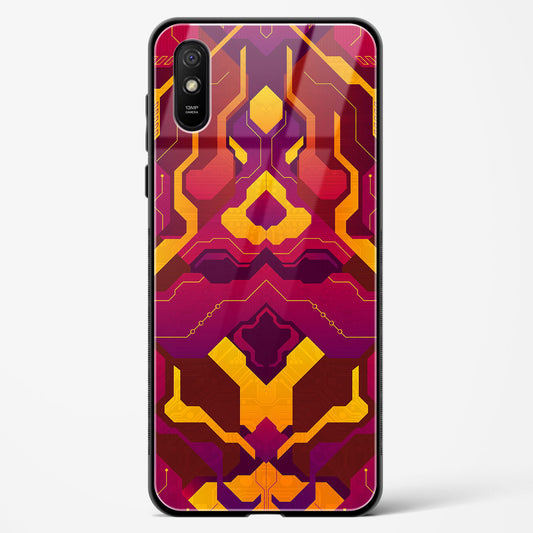 Pink Fusion - Redmi 9A Glass Gripper Case