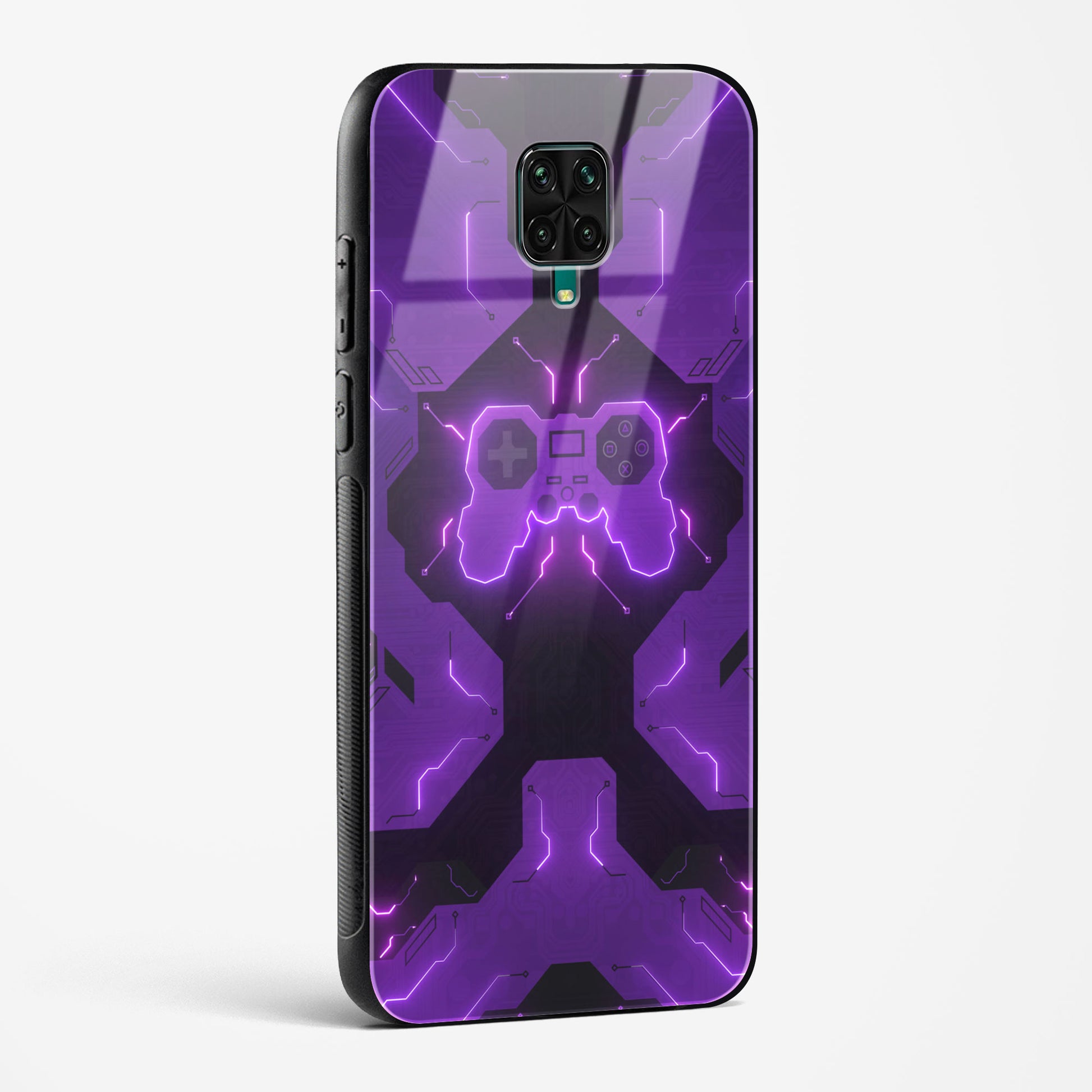 Violet Vortex POCO M2 Pro Glass Case