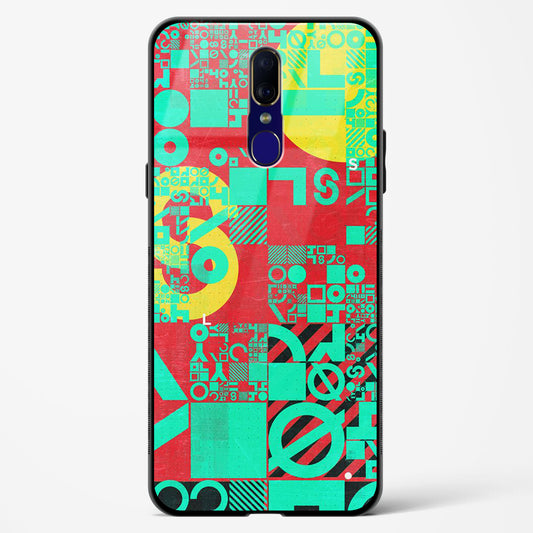 Orient Abstract - Oppo F11 Glass Gripper Case