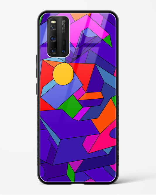 Geometric Chroma - Vivo iQOO3 Glass Gripper Case