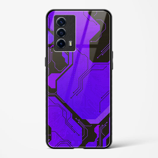 Purple Pulse - Vivo iQOO Z5 Glass Gripper Case