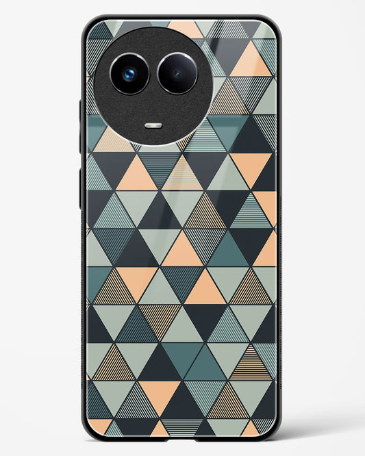 Triangle Mosaic - Realme 11 5G Glass Gripper Case